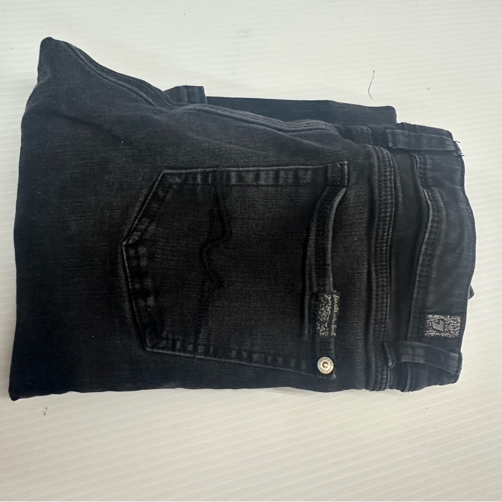 7 For All Mankind Black Slimmy Jeans